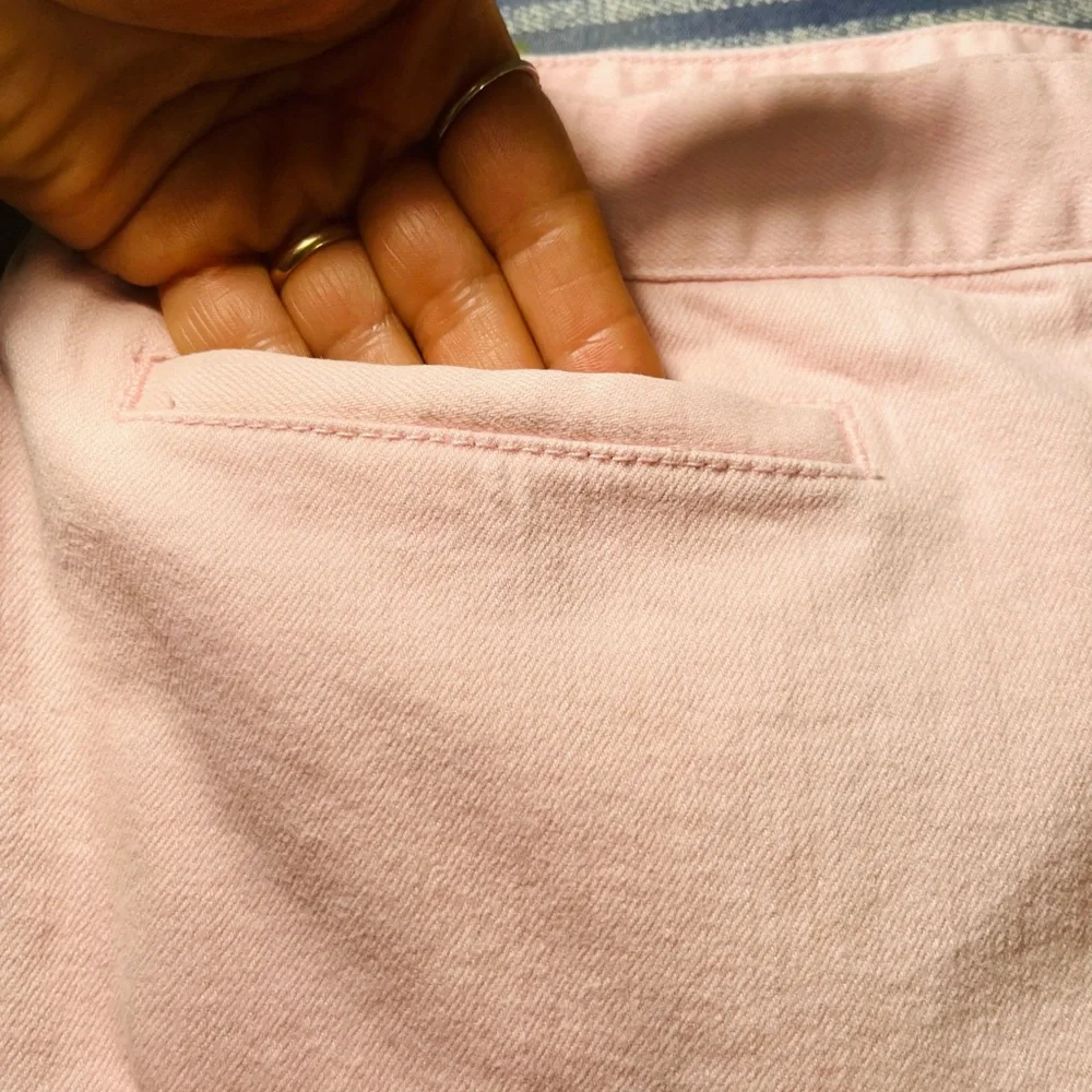 Lauren Jeans Co. Straight Leg Jeans Cotton Pink - Picture 5 of 7